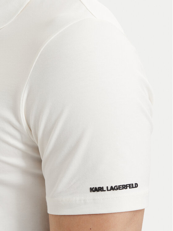 KARL LAGERFELD KARL LAGERFELD Polo 745024 563221 Blanco Regular Fit