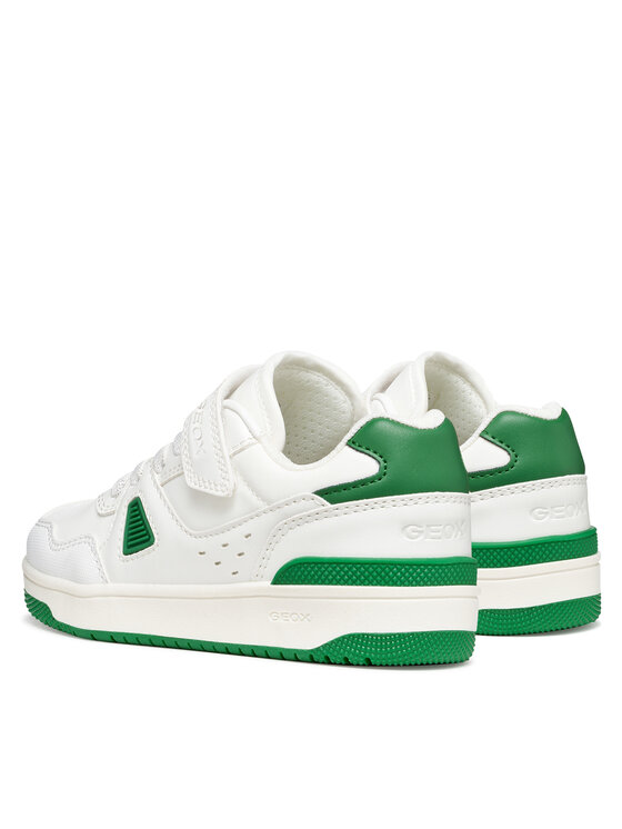Geox Sneakersy Geox J Washiba Boy J65LQA 054FU C0547 S Biały