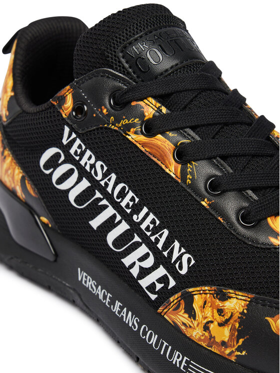 Versace Jeans Couture Снікерcи Versace Jeans Couture 80YA3SA5 Чорний