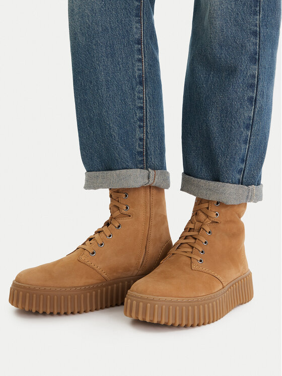 Clarks Черевики Clarks Torhill Style 26182917 Коричневий