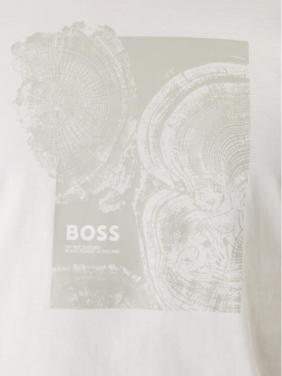 BOSS BOSS Camiseta Imprint 50556007 Blanco Regular Fit