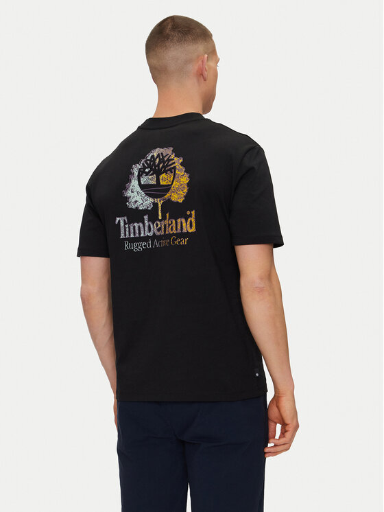 Timberland Timberland Футболка TB0A6DMA Чорний Regular Fit