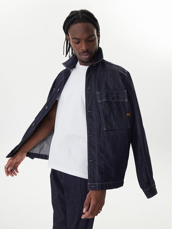 G-STAR G-Star Raw Jeanshemd Mosa D26462-D577 Dunkelblau Relaxed Fit