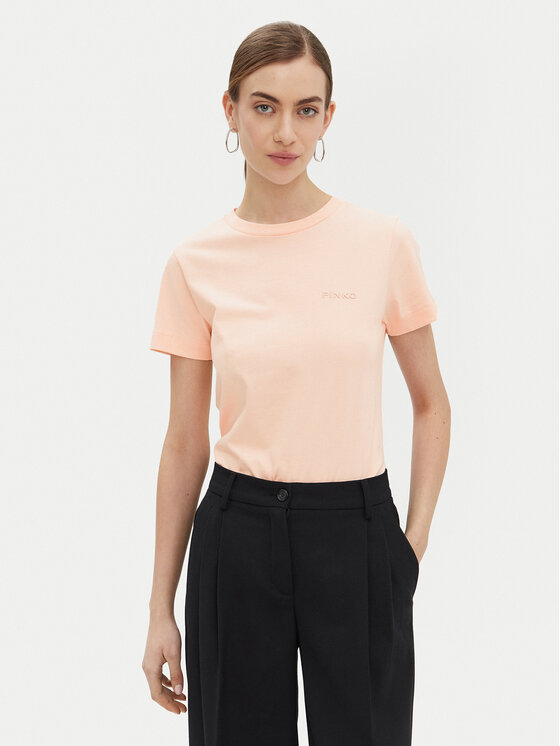 PINKO PINKO Футболка Start 101752 Рожевий Regular Fit