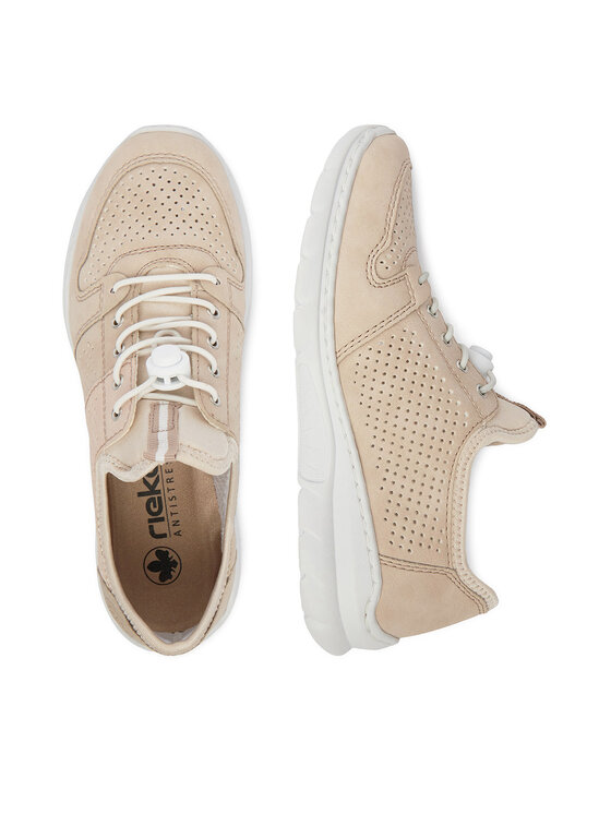 Rieker Sneakersy Rieker CEO-L3254-62 Beżowy jasny