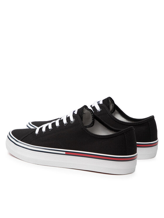 Tommy Jeans Tenisky Tommy Jeans Essential Low Cut EM0EM00962 Čierna