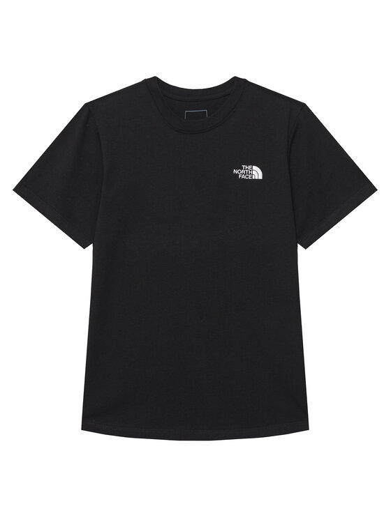 The North Face The North Face Camiseta Teen Evolution Simple NF0A8F9Z Negro Regular Fit