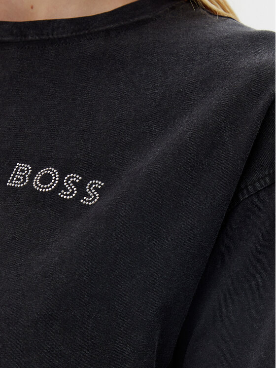 BOSS BOSS Футболка C_Evi_10 50535106 Чорний Relaxed Fit