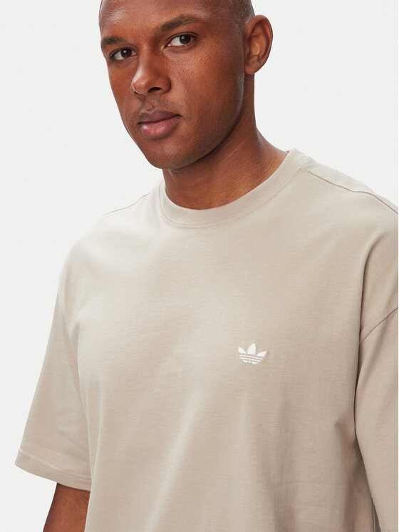 adidas adidas Camiseta Trefoil Essentials IA7548 Beige claro Loose Fit