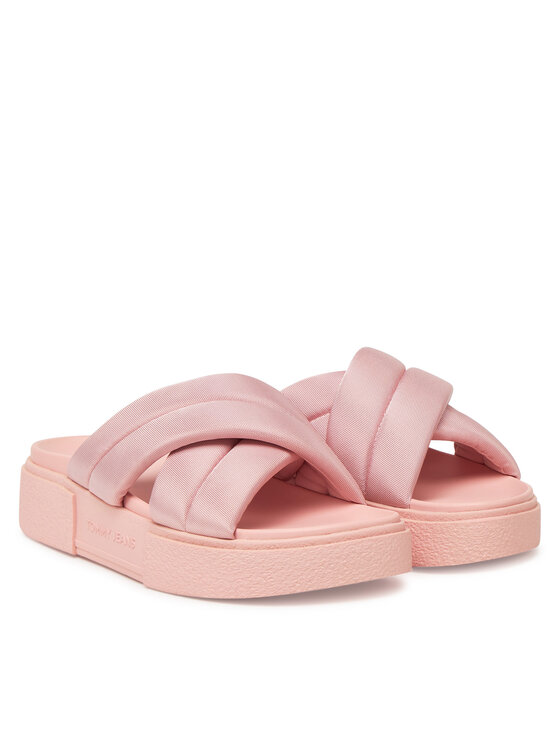 Tommy Jeans Šlepetės Tommy Jeans Tjw Flatform Sandal EN0EN02775 Rožinė