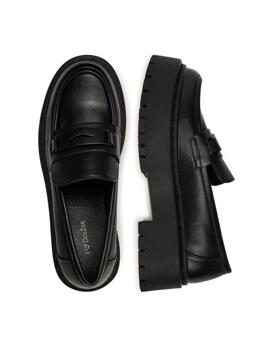 DeeZee Loafers DeeZee 13123D-3 Čierna