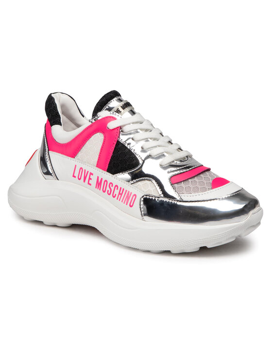 LOVE MOSCHINO Superge LOVE MOSCHINO JA15306G1CIV300A Bela
