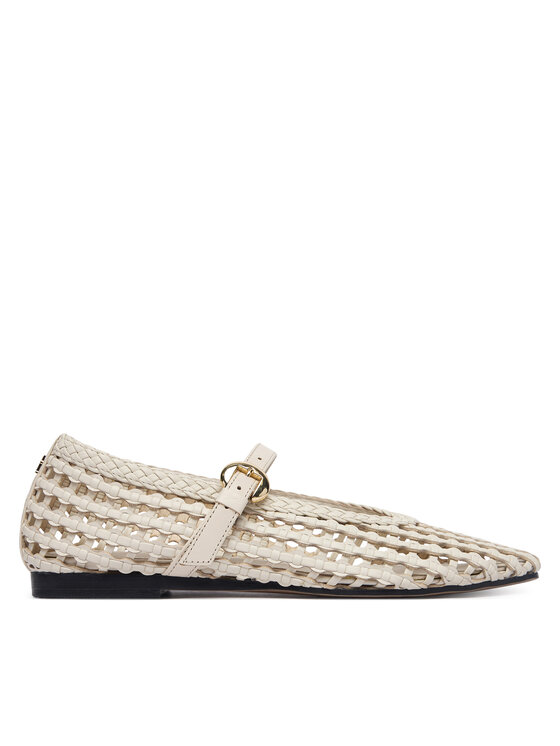 Tommy Hilfiger Балеринки Tommy Hilfiger Mary Jane Ballerinas FW0FW09244 Кремав