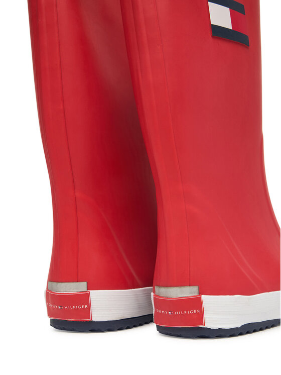 Tommy Hilfiger Wellington Tommy Hilfiger Flag Rain Boot T3XC-33923-0047 D Rosso