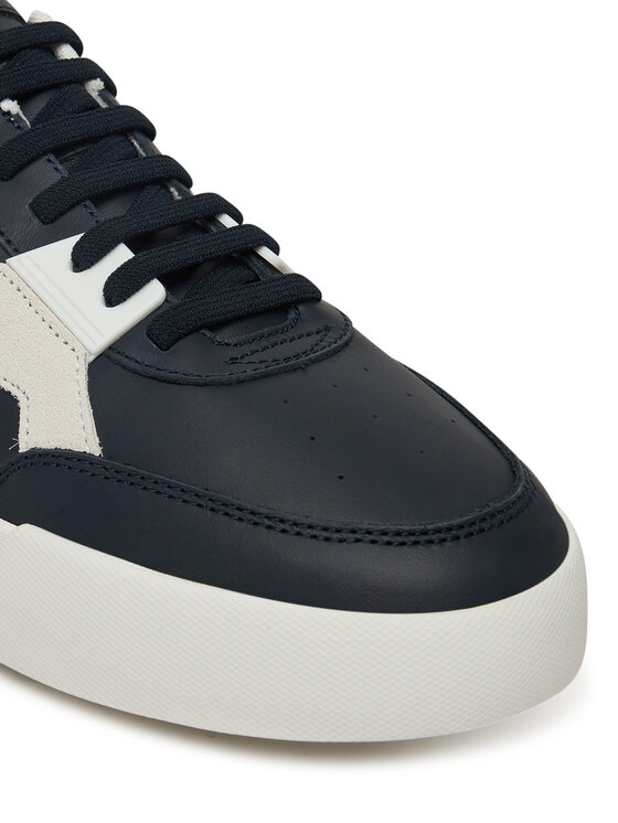 Tommy Hilfiger Sneakersy Tommy Hilfiger Th Court Craft Mix FM0FM05654 Granatowy