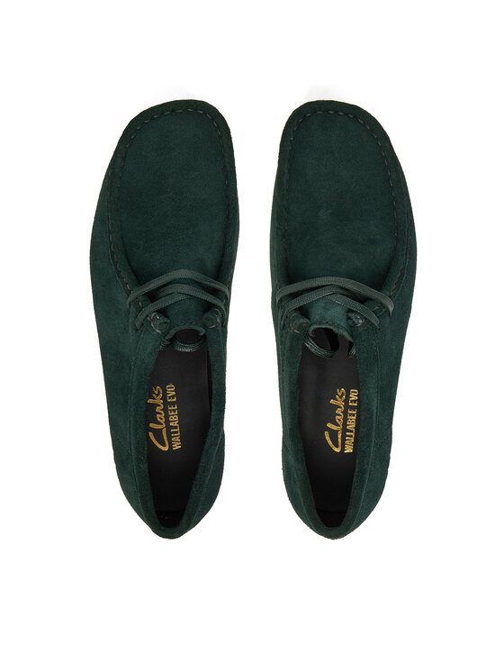 Clarks Nizki čevlji Clarks WallabeeEVOSh 26184613 Zelena