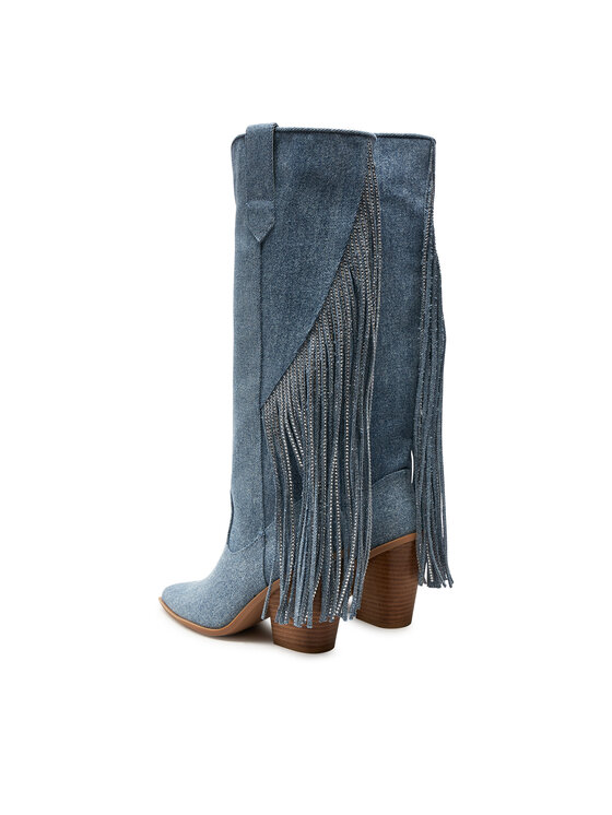 Steve Madden Ковбойські чоботи Steve Madden Bravados Boot SM11002945-04004-48K Голубий