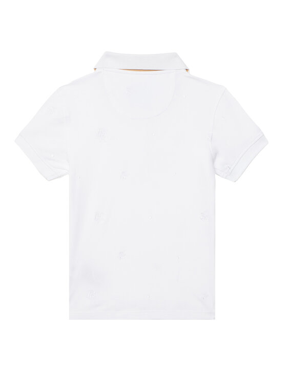 Beverly Hills Polo Club Beverly Hills Polo Club Поло G2555 Білий Regular Fit