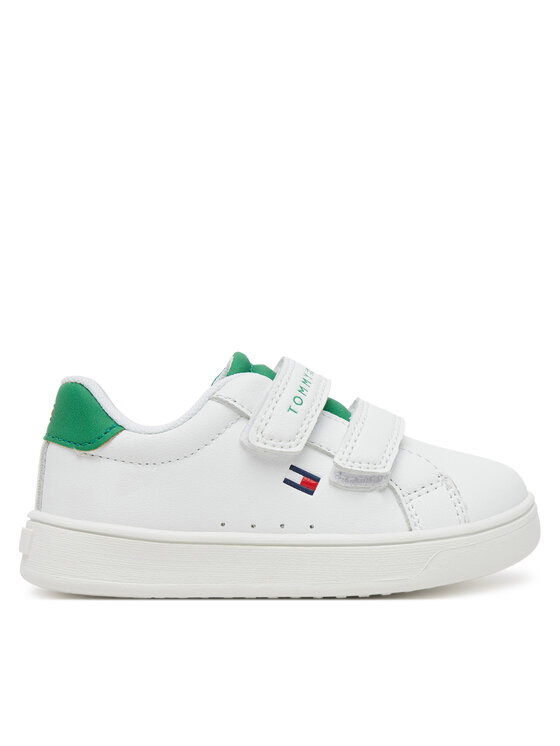 Tommy Hilfiger Αθλητικά Tommy Hilfiger Low Cut Velcro Sneaker T1X9-33836-1355 M Λευκό