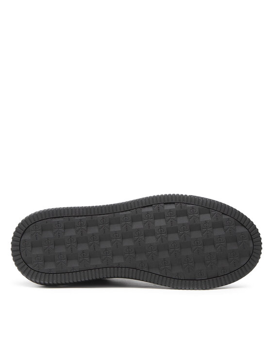 Calvin Klein Jeans Сникърси Calvin Klein Jeans Chunky Cupsole Laceup Lth Mono YM0YM00550 Черен