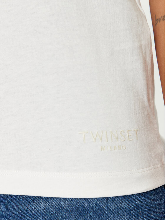 TWINSET TWINSET Футболка 241TT2411 Білий Regular Fit