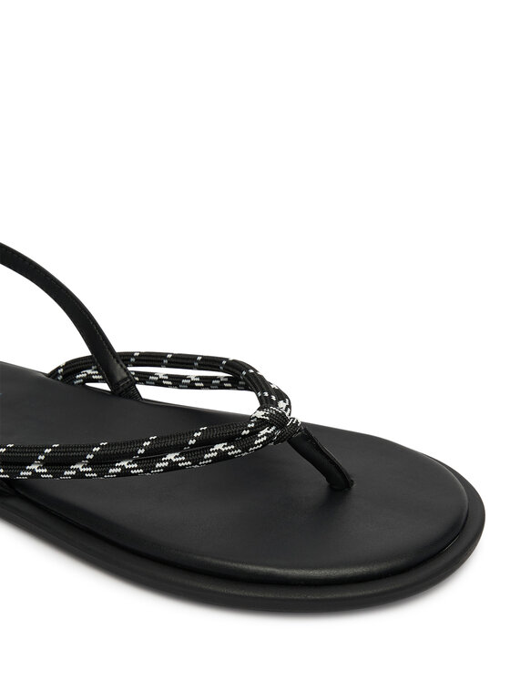 Tommy Jeans Basutės Tommy Jeans Tjw Casual Rope Sandal EN0EN02951 Juoda