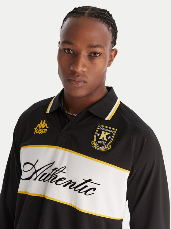 Kappa Kappa Polo Authentic Odran 321Y3PW Negro Regular Fit