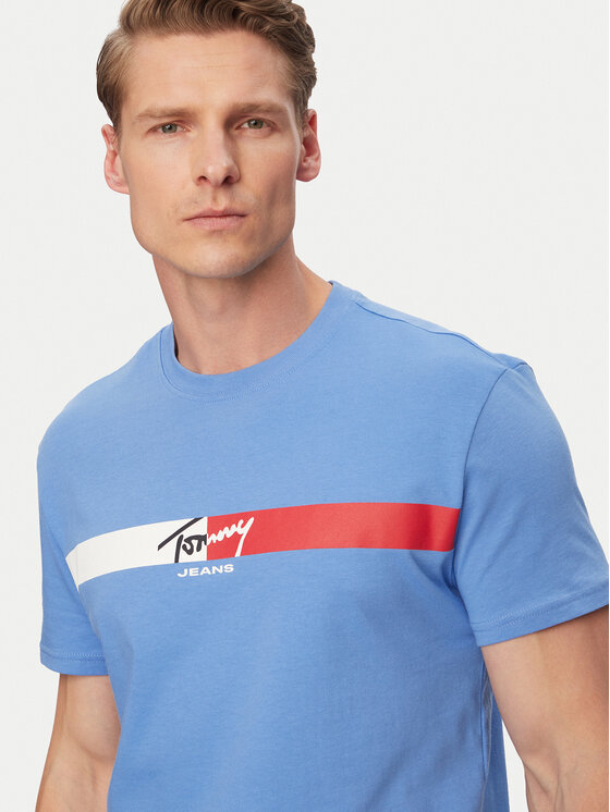 Tommy Jeans Tommy Jeans Camiseta DM0DM22539 Azul Regular Fit