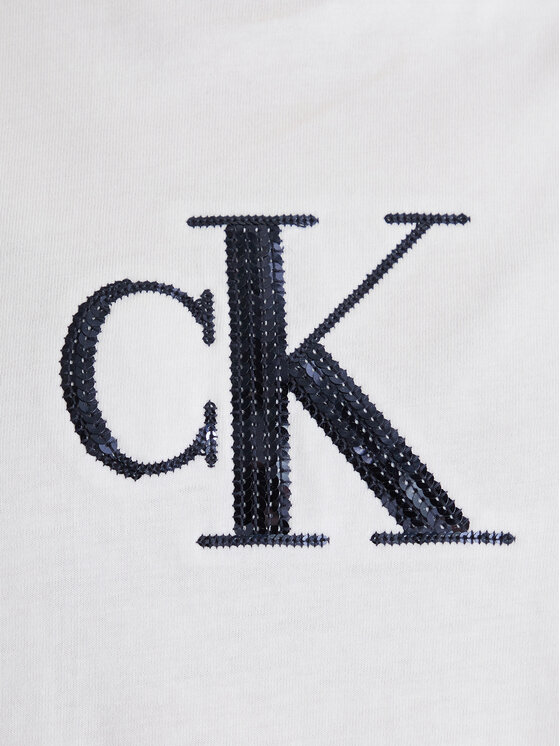Calvin Klein Jeans Calvin Klein Jeans Camiseta Graphic LV044E215G Blanco Regular Fit