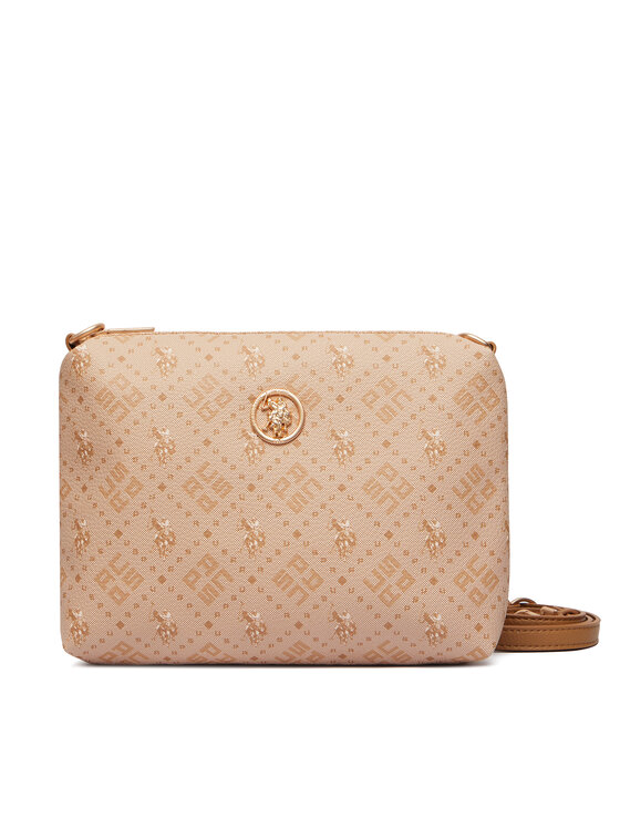 U.S. Polo Assn. Torebka U.S. Polo Assn. BIUXT8582WVP Beżowy jasny