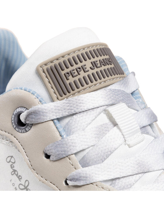 Pepe Jeans Сникърси Pepe Jeans Peckam Block PLS31128 Бял