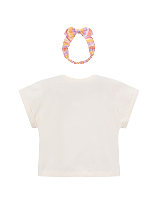 Mayoral Mayoral Camiseta 3010 Écru Regular Fit