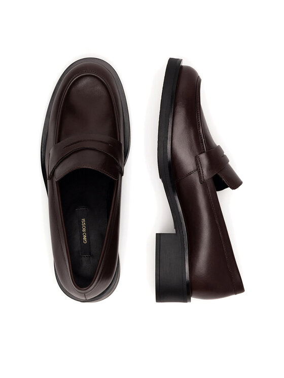 GINO ROSSI Mokasíny Gino Rossi NIDA-116001 Hnědá