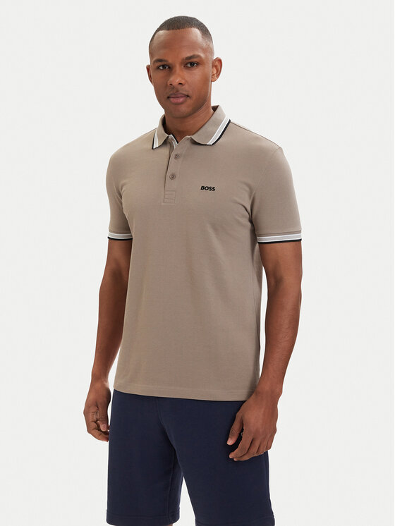 BOSS BOSS Polo Paddy 50469055 Caqui Regular Fit