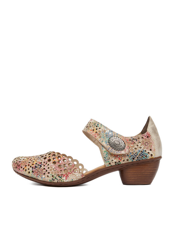 Rieker Pantofi Rieker 43753-91 Bej