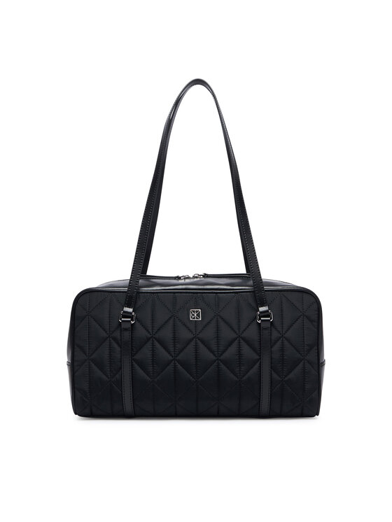 Calvin Klein Kabelka Calvin Klein Quilted Nylon 2X Strap Camerabag LV04F3651G Čierna