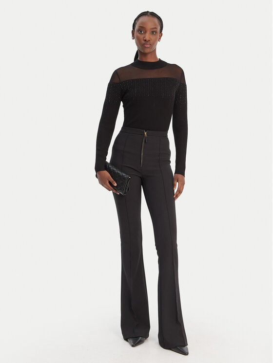 Guess Guess Jersey W6RR70 Z2YK2 Negro Regular Fit