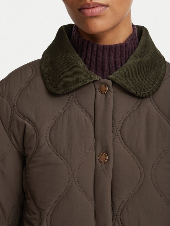 Hunter Hunter Átmeneti kabát HARW0027262 Sötétbarna Regular Fit