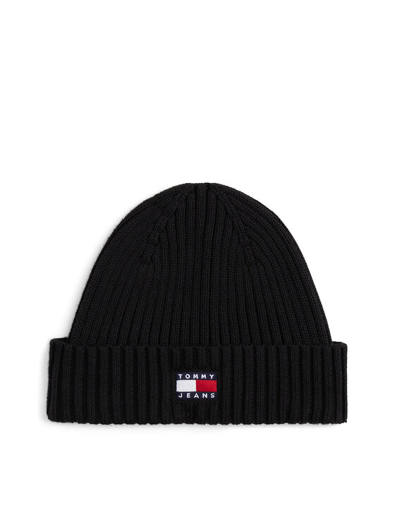 Tommy Jeans Căciulă Tommy Jeans Heritage Core AM0AM13669 Negru