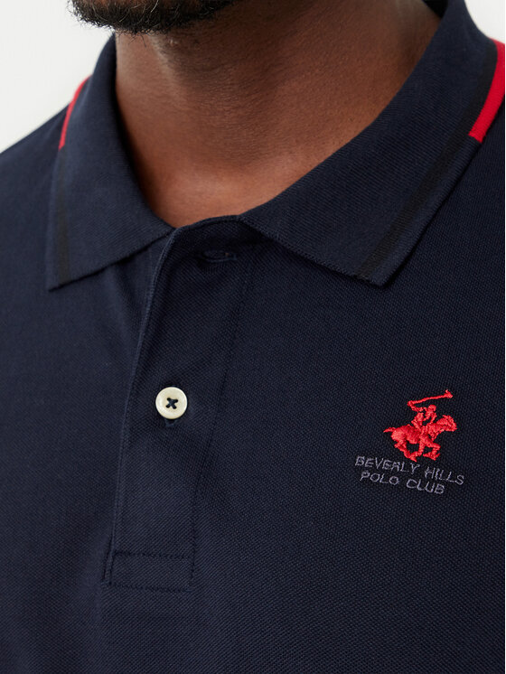 Beverly Hills Polo Club Beverly Hills Polo Club Polo P-SS26M-P2525 Azul marino Regular Fit