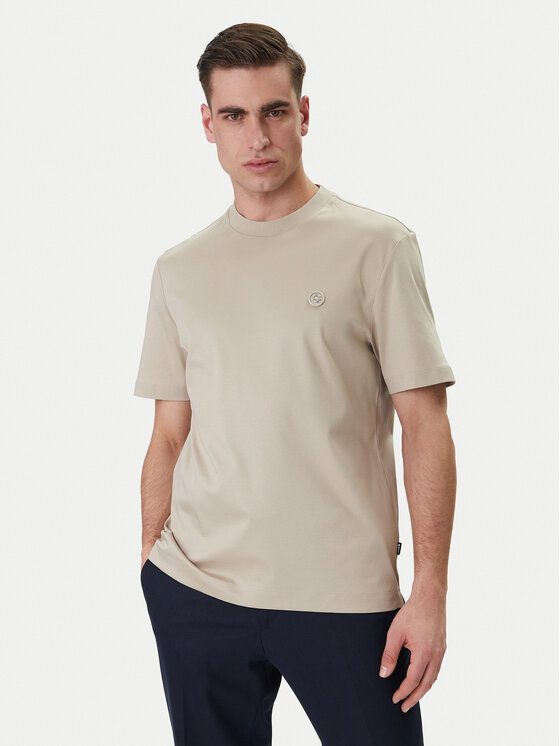 BOSS BOSS Camiseta C-Taut 01 50555844 Beis Regular Fit