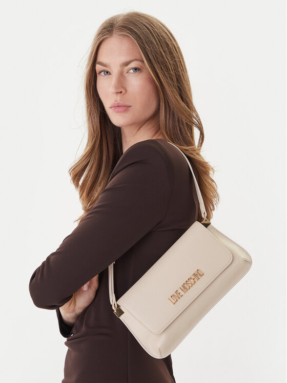 LOVE MOSCHINO Ročna torba LOVE MOSCHINO JC4058PP0NLO0110 Écru