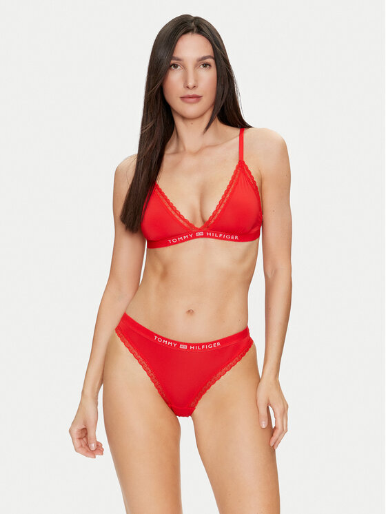 Tommy Hilfiger Tommy Hilfiger Braletė liemenėlė UW0UW04242 Raudona