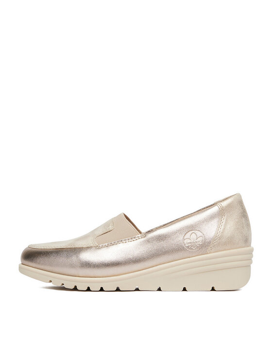 Rieker Nizki čevlji Rieker L5351-60 Zlata