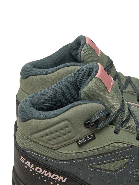 Salomon Trekkingi Salomon Outway Mid Climasalomon™ Waterproof L47561700 Zielony