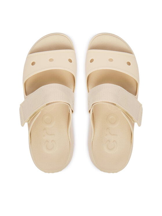 Crocs Шльопанці Crocs Soho Two Strap Sandal 212861 Бежевий
