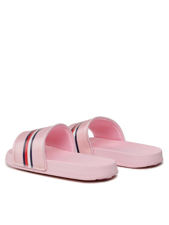 Tommy Hilfiger Чехли Tommy Hilfiger Reflective Pool Slide T3A0-32803-1172 S Розов