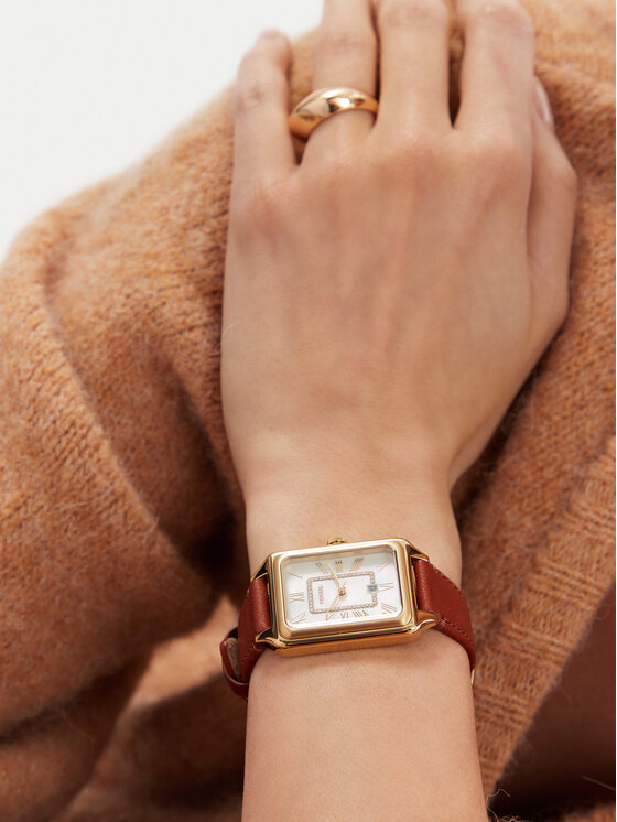 Fossil Годинник Fossil Raquel ES5307 Коричневий