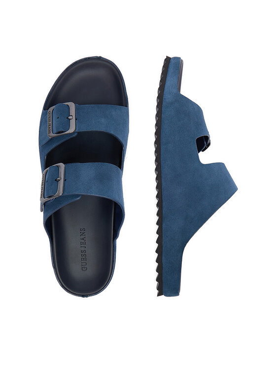 Guess Jeans Шльопанці Guess Jeans EO-KANSAS-01 126AM Голубий