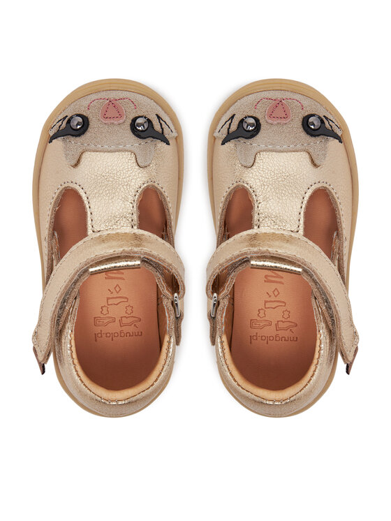 Mrugała Zapatos hasta el tobillo Mrugała Tola 2180/5 Oro